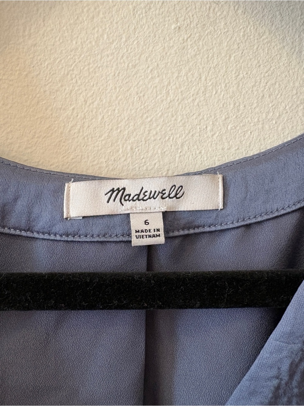 Madewell Slate Blue Vest - Picture 3 of 4